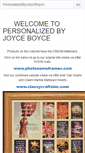 Mobile Screenshot of personalizedbyjoyceboyce.com